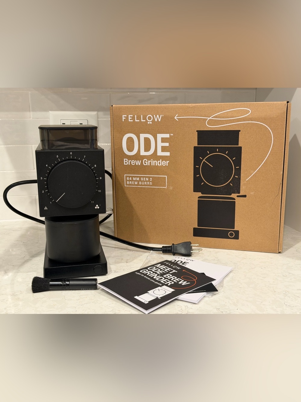 FELLOW ODE Gen 2 Brew Grinder in Black